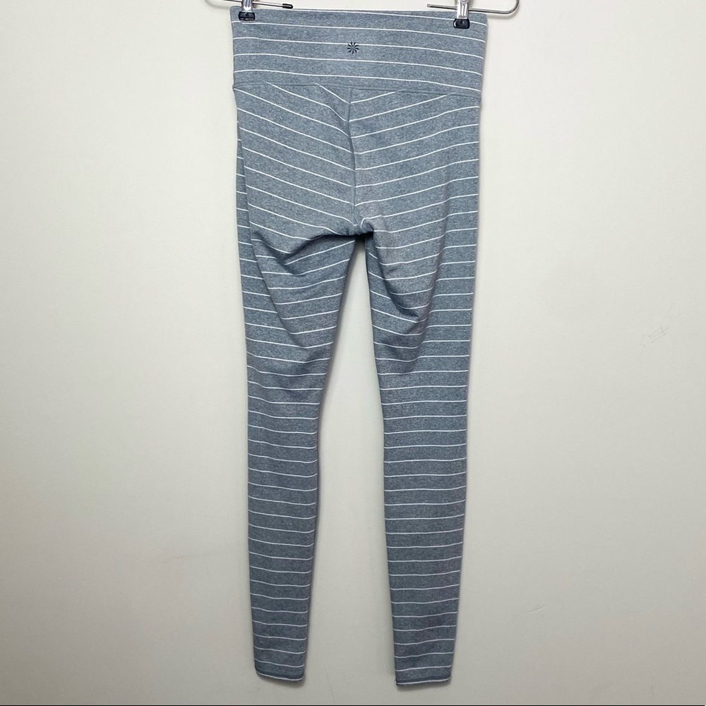 Athleta High Rise Chaturanga Striped Athletic Leggings Sz XS - Picture 5 of 6